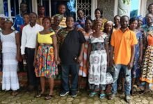 Participants, FAWE staff after the stakeholder meeting