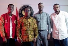 • Mr Rois Paskal (second from left) with some of the awardees