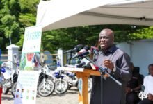 • Mr Opoku speaking at the event