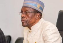 • Mr Alban Sumana addressing the gathering