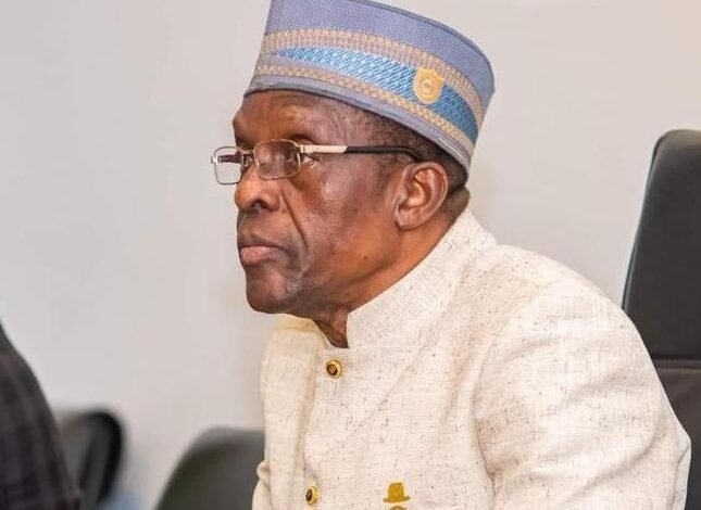 • Mr Alban Sumana addressing the gathering