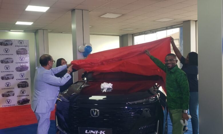 • Mahesh P.K (left) unveiling one of the vehicles, assisting him is one of their customers