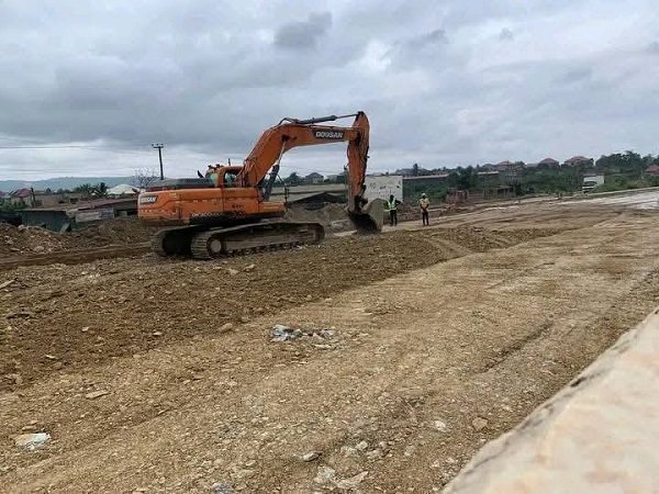Construction works on the Ofankor-Nsawam road progressing steadily