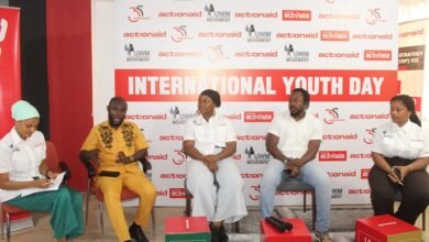 • Mr Seth Panyin Boamah (second from left) and other panel members making a submission at the programme. Photo: Ebo Gorman