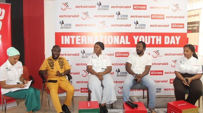 • Mr Seth Panyin Boamah (second from left) and other panel members making a submission at the programme. Photo: Ebo Gorman