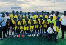 • Players and technical team members of All Nice Football Club