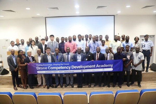 A group photograph of participants at the training