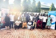 Participants at the Animal Husbandry training