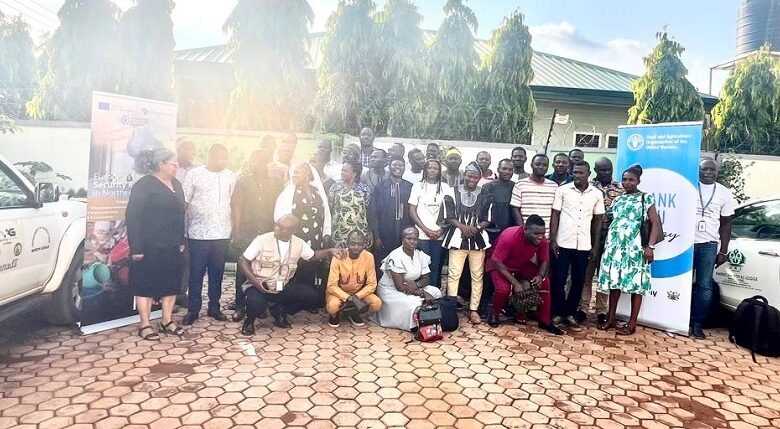 Participants at the Animal Husbandry training