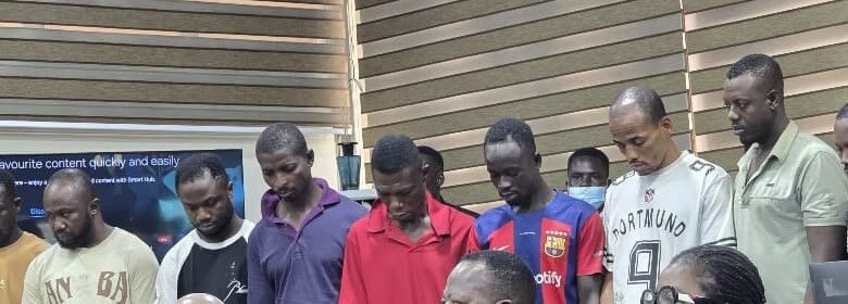 • The suspected armed robbers BY