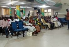 • Residents of Ablekuma West at the public forum