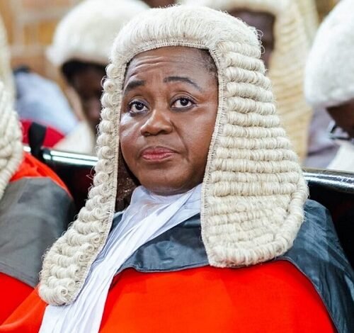 • Former Chief Justice, Justice Araba Sackey Torkonoo