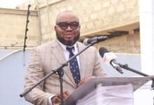 • Mr Mohammed Adams Sukparu (inset) launching the privacy awareness campaign programme