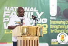 Dr Kennedy Brightson (inset), speaking at the programme