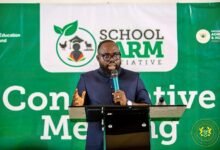 • Dr Otokunor (inset) speaking at the programme