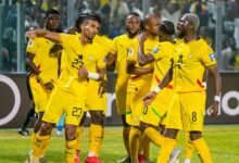 • Black Stars celebrating their last victory against Mali