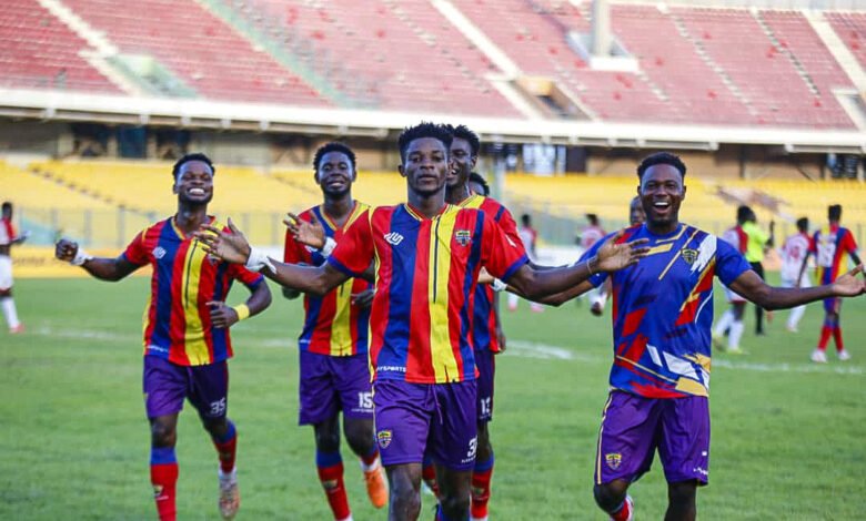 Asubonteng leads the Phobian celebration after scoring