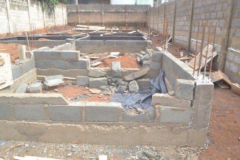 Blocks to the fundation distroyed