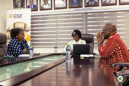 • Ms Amoah (middle) in a chat with Mrs Okine (right) and Dr Thompson