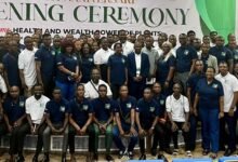 • Participants after the meeting