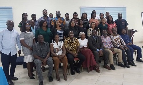 • Dr Ntem (seated third from left) with other participants after the programme