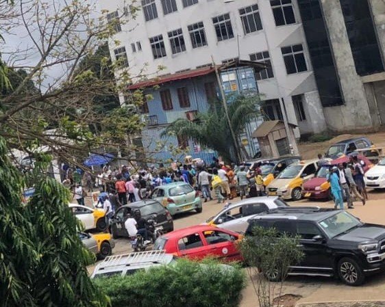 • Some parents and their wards making their way into the GNAT Hall