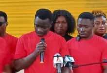 • Mr Gideon Fosu speaking at the programme