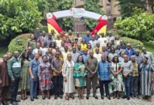 • Participants after the launch