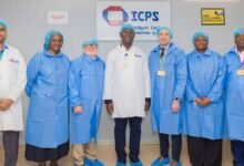 The Danish Embassy delegation with officials of Margins ID Group at the ICPS factory