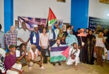 Amb. Abdalfatah Ahmed Khalil Alsatarri (standing middle) with other dignitaries and participants