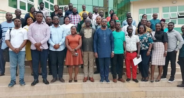 • The participants and officials at the training