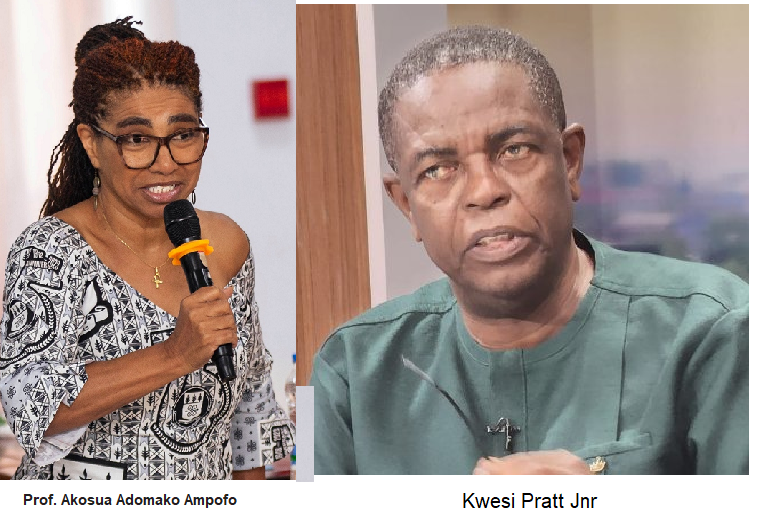 • Prof. Akosua Adomako Ampofo • Mr Kwesi Pratt Jnr