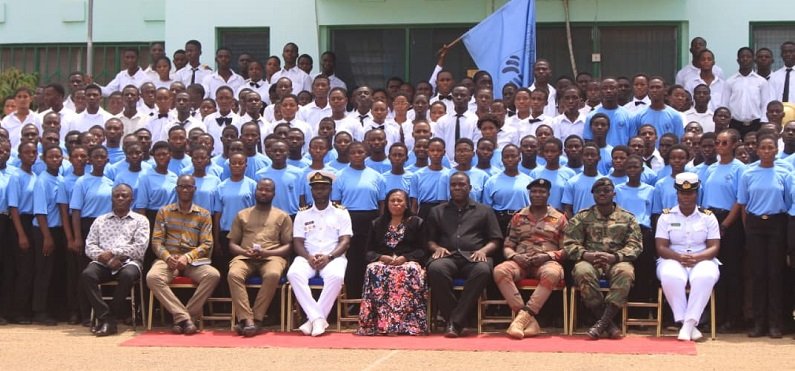 Mr Tettey-Amarteifio (fourth from right, seated) with other dignitaries after the event