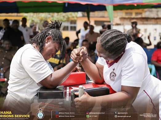 • A scene from one of the matches