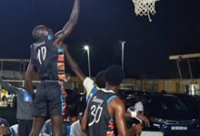 • A scene from the Knights versus and UG game