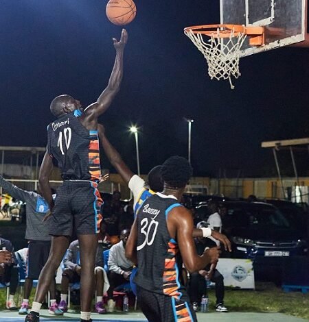 • A scene from the Knights versus and UG game