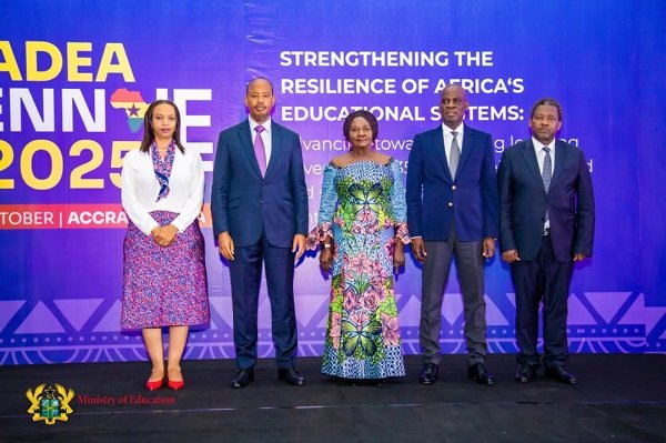 • Haruna Iddrisu (second right) with Vice President Jane Naana Opoku-Agyemang (middle) and other dignitaries at the event