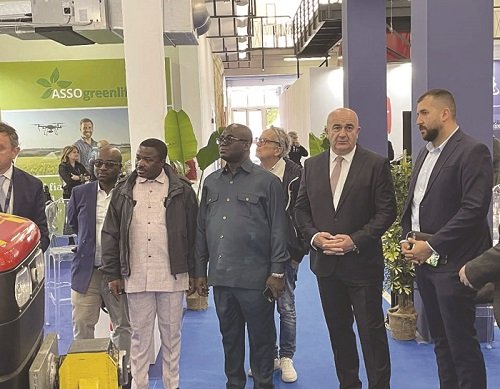 Mr Eric Opoku (third from right) with some officials at the programme