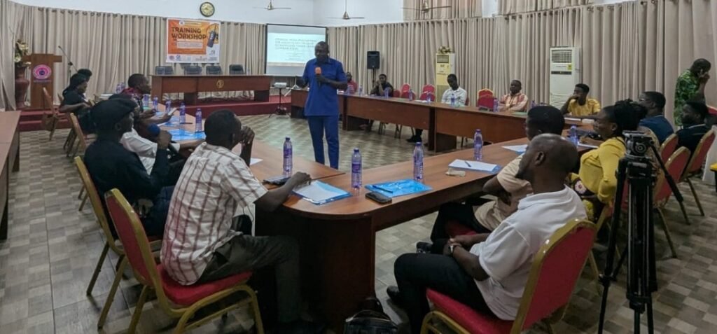 Dr Asante interacting with participants