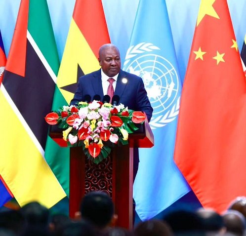 • President Mahama addressing Global Leaders Meeting on Women
