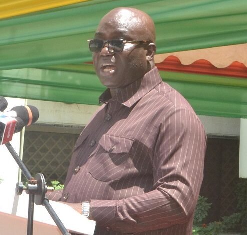 Mr Eric Opoku (inset) speaking at the programme Photo Victor A. Buxton (2)-Photoroom