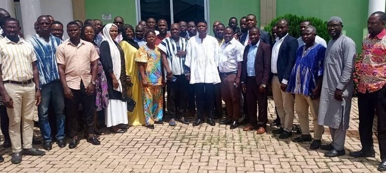 • Mr Ali Adolf John Mburudiba (middle) with the Internal Auditors