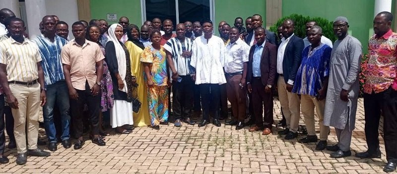 • Mr Ali Adolf John Mburudiba (middle) with the Internal Auditors