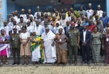 • Participants with the chiefs and officials of KAIPTC