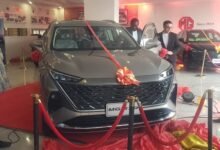 Officials after unveiling the new vehicle