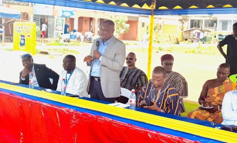 • Mr George Amoah ,addressing stakeholders during the Open Customer Day