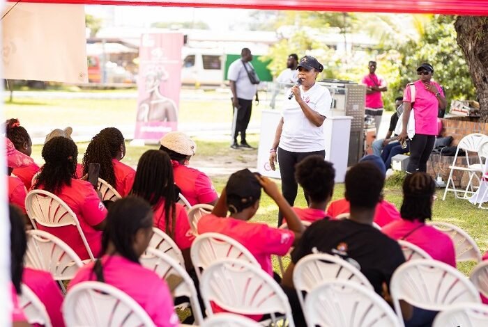 Ms Dorothy Amuah addressing survivors