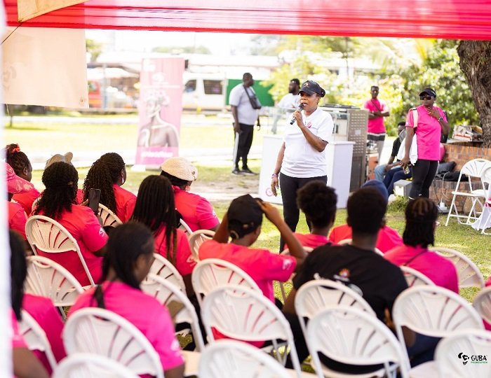 Ms Dorothy Amuah addressing survivors