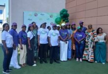 • Members of the association after the programme