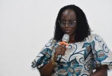 • Mrs Lilian Baeka (insert) addressing the MMDCEs